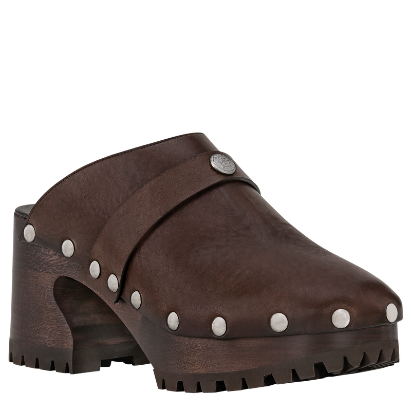 La Cigale Clogs Mocha - Leather