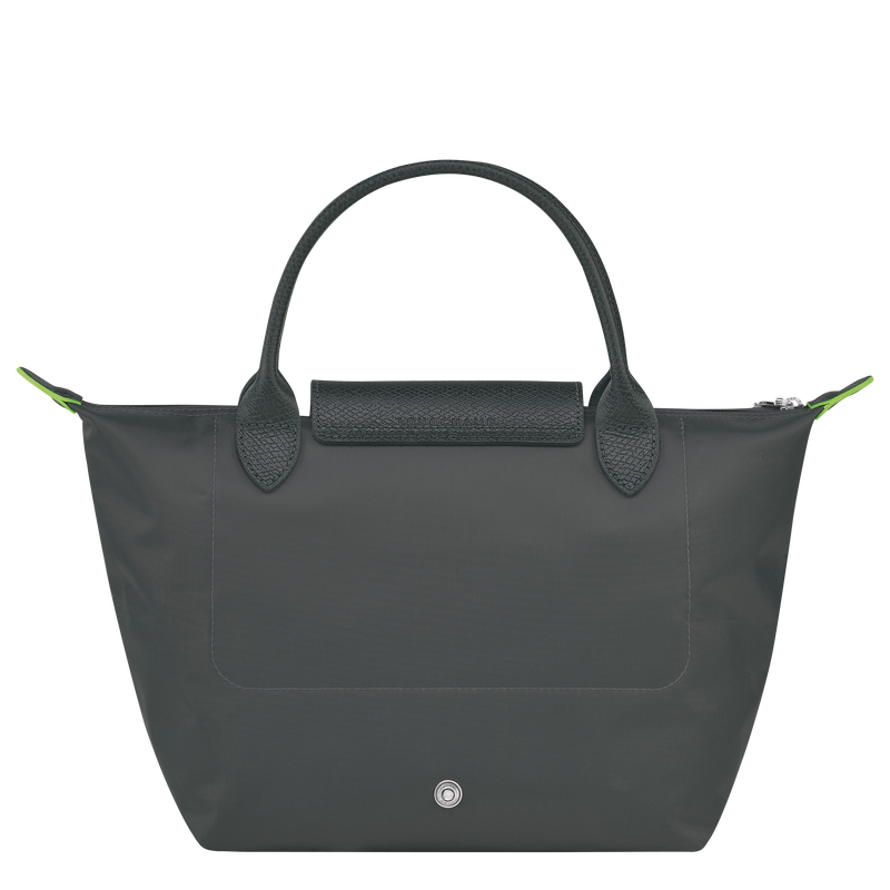 Le Pliage Green S Handbag Graphite - Recycled canvas