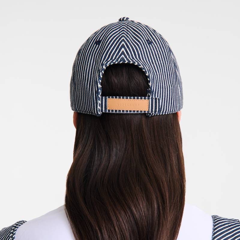 Cap Navy - Jacquard stripes