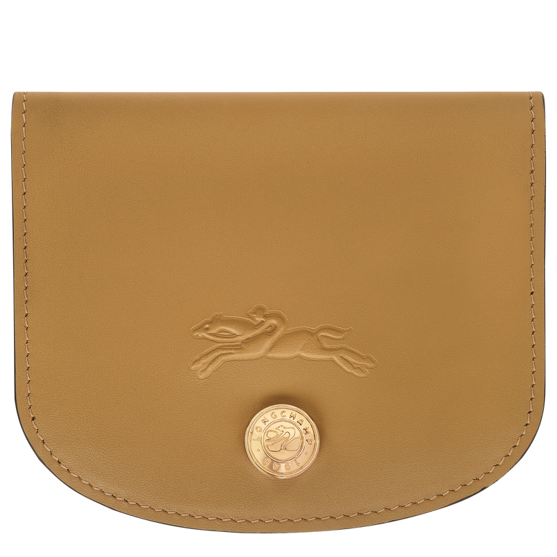 Épure Card holder Nutmeg - Leather