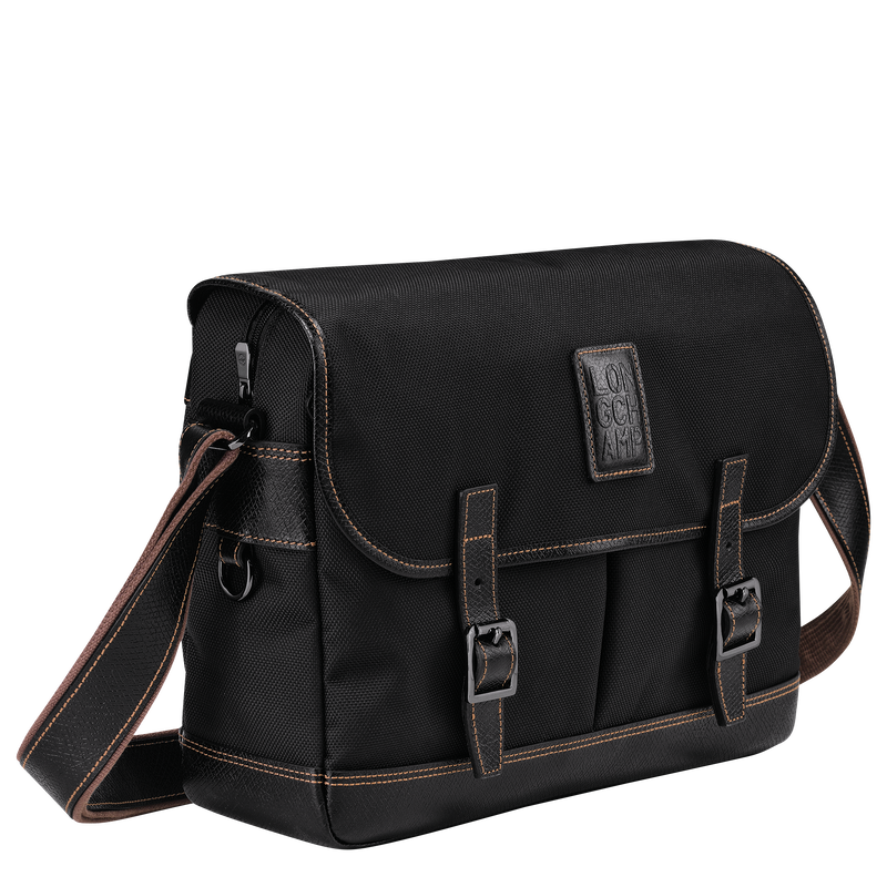 Boxford L Crossbody bag Black - Recycled canvas