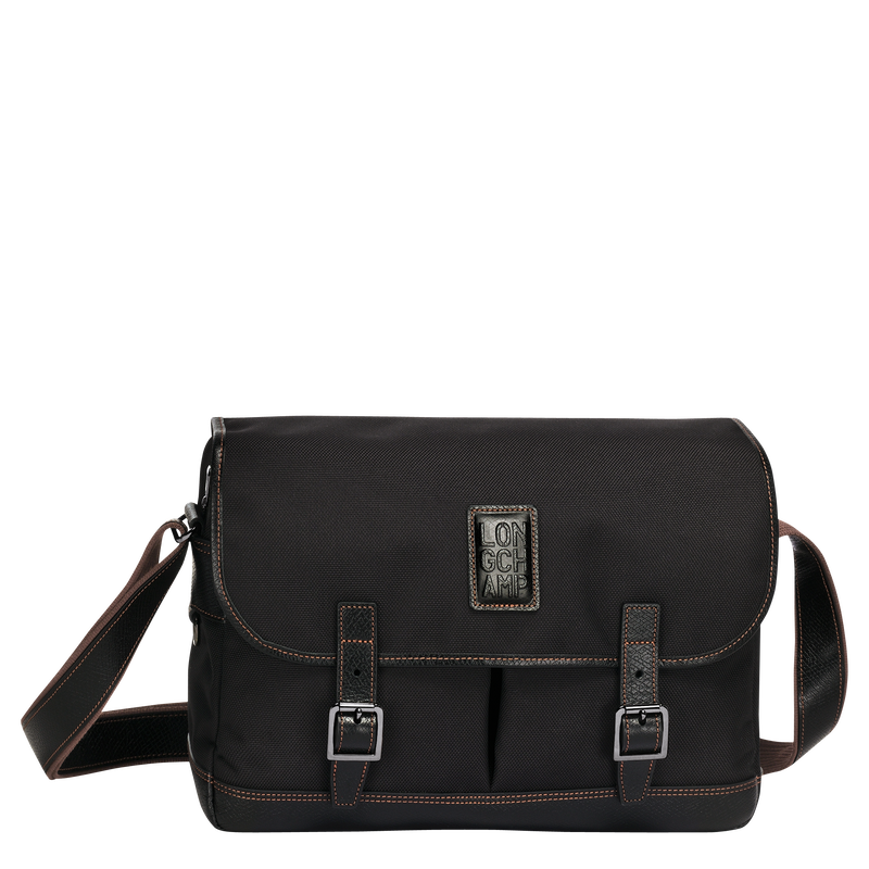 Boxford L Crossbody bag Black - Recycled canvas