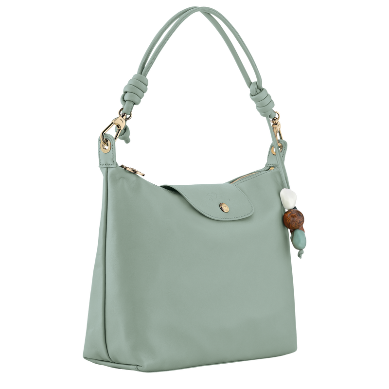 Le Pliage Xtra M Hobo bag Celadon - Leather