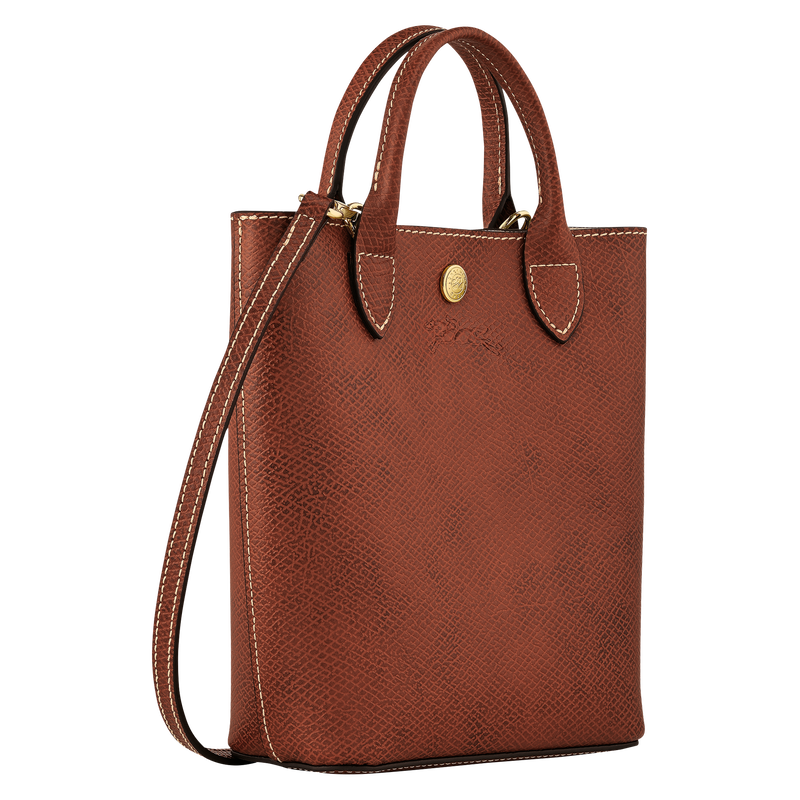 Épure XS Tote bag Brown - Leather