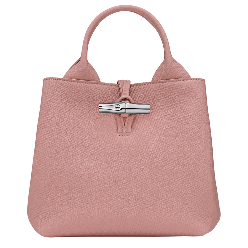 Le Roseau S Handbag Pink Tea - Leather