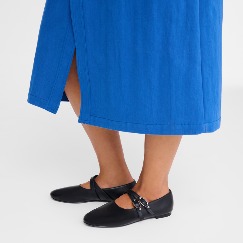 Le Foulonné Ballerinas Black - Leather