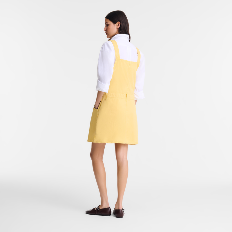 Dress Yellow Chick - Overdyed cotton