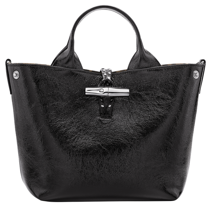 Le Roseau S Handbag Black - Leather