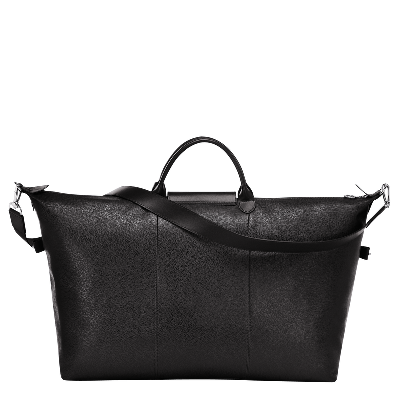 Le Foulonné L Travel bag Black - Leather