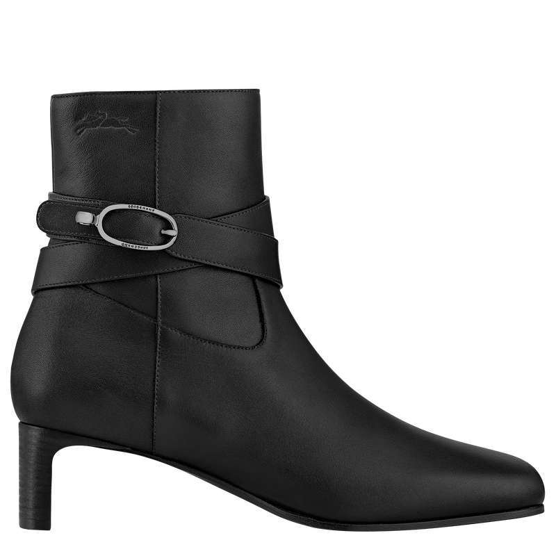 La Cavalière Heeled booties Black - Leather