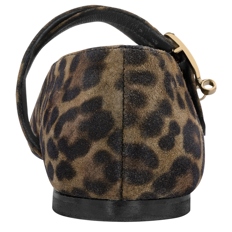 Le Foulonné Ballerinas Khaki - Leather