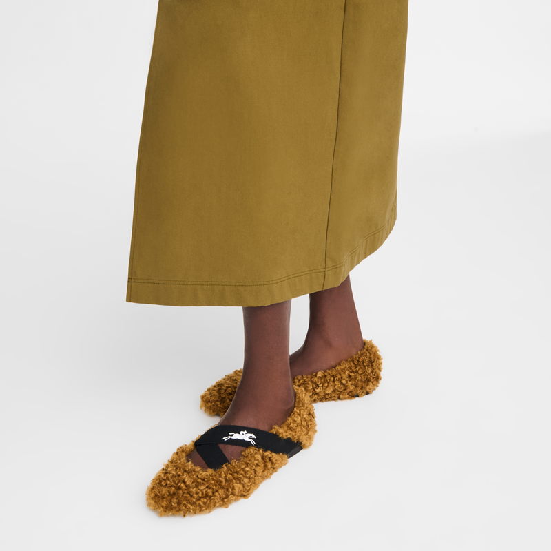 Energy Ballerinas Nutmeg - Faux fur