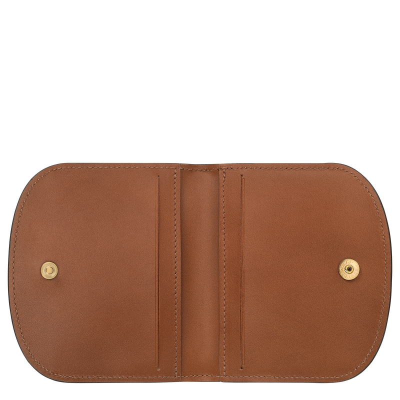 Épure Card holder Cognac - Leather
