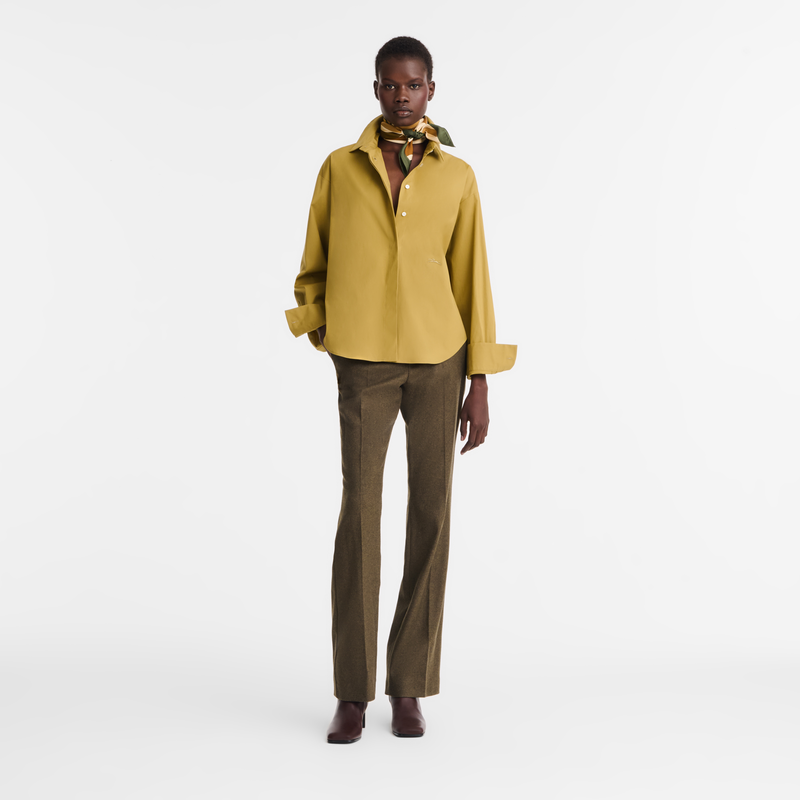 Shirt Olive - Popelin