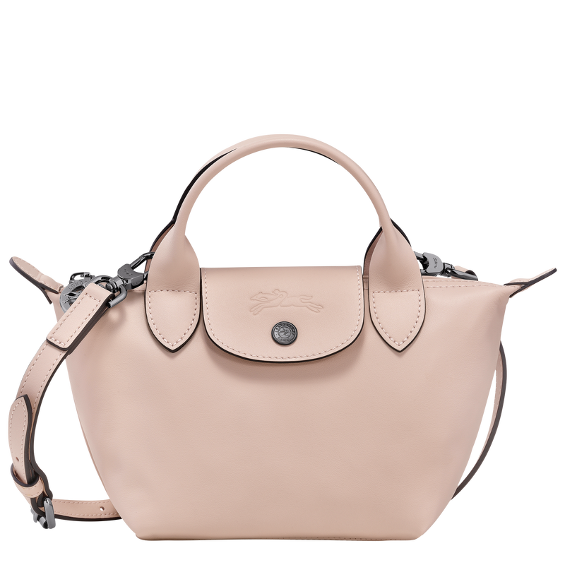 Le Pliage Xtra XS Handbag Nude - Leather