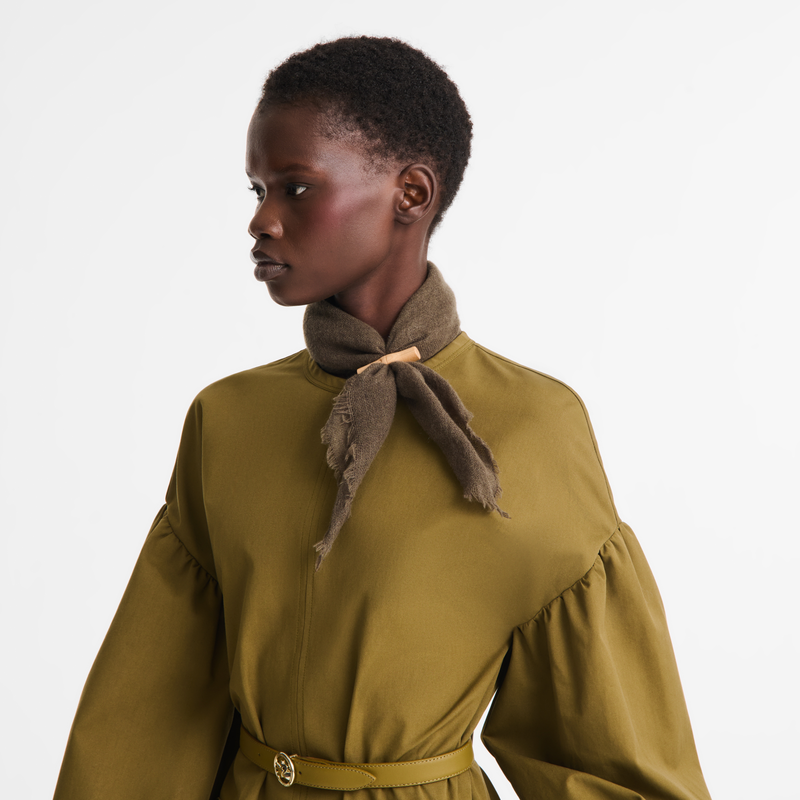 L'Hiver en douceur Stole Olive - Cashmere