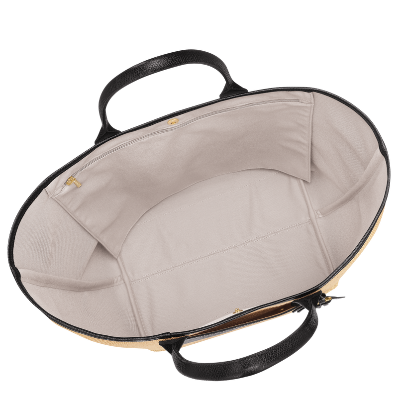 Le Pliage Collection L Basket bag Black - Canvas