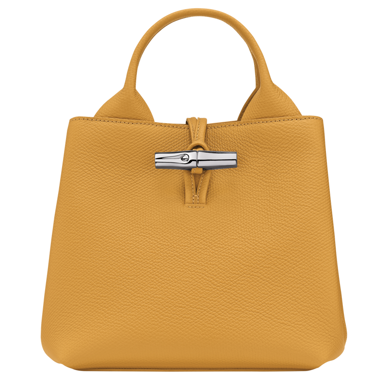 Le Roseau S Handbag Nutmeg - Leather