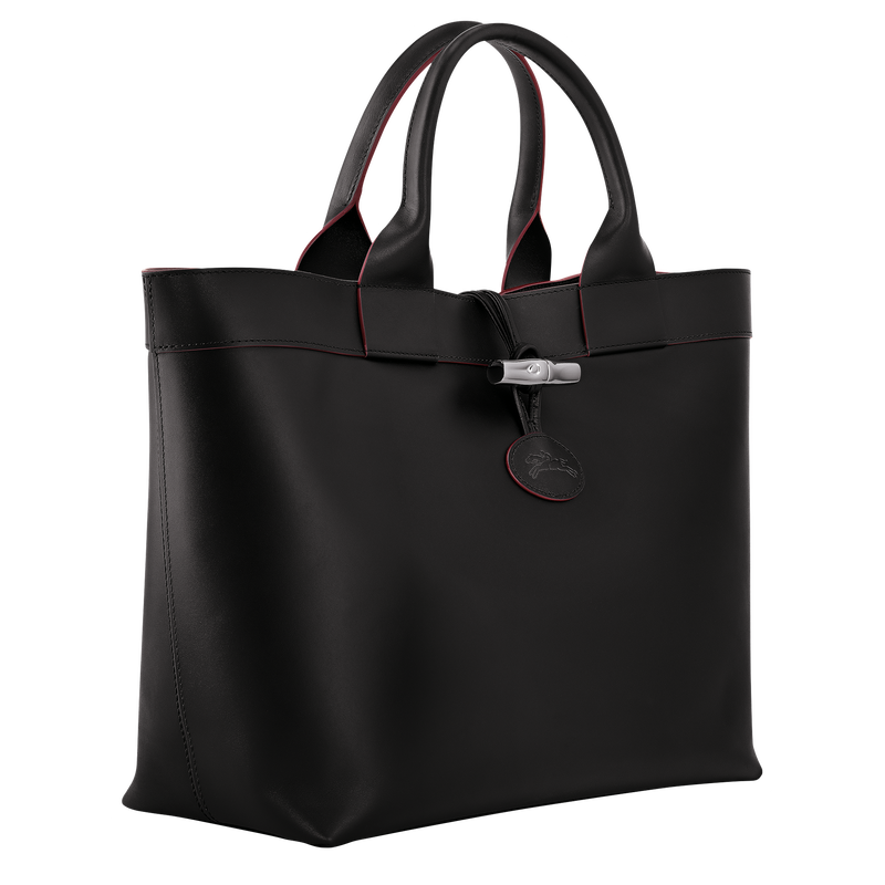 Le Roseau L Tote bag Black - Leather