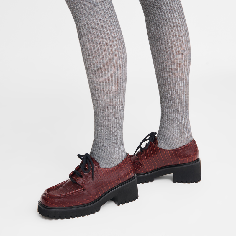 La Voyageuse Derby Pomegranate - Leather