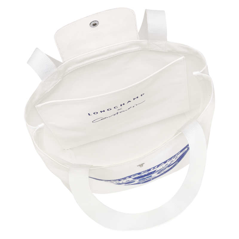 Le Pliage Collection M Tote bag Ecru - Canvas