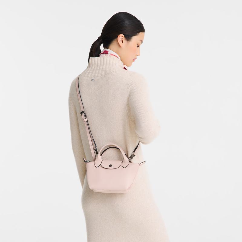 Le Pliage Xtra XS Handbag Nude - Leather