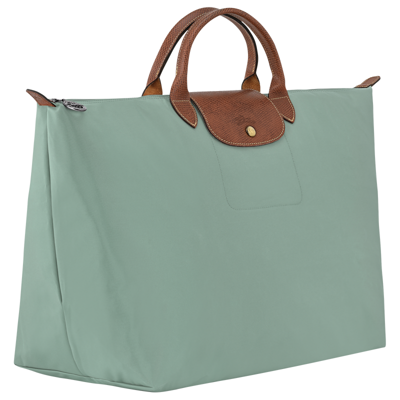 Le Pliage Original L Travel bag Celadon - Recycled canvas