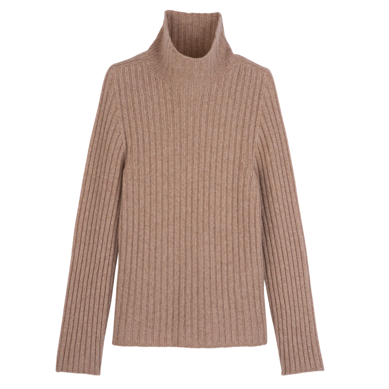 High neck sweater Pink Tea - Knit