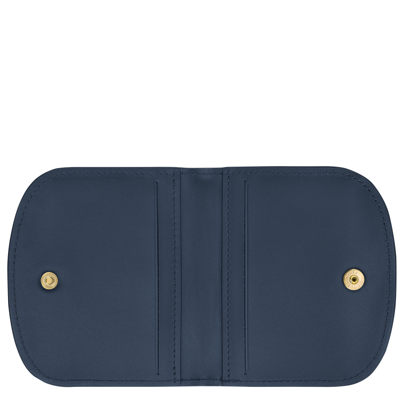 Épure Card holder Navy - Leather