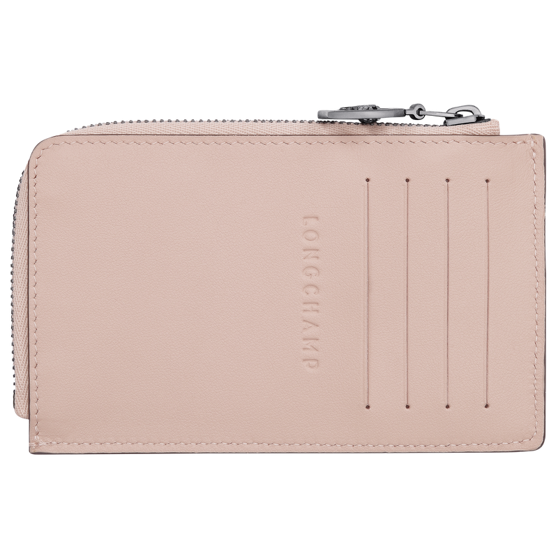 Le Pliage Xtra Card holder Nude - Leather