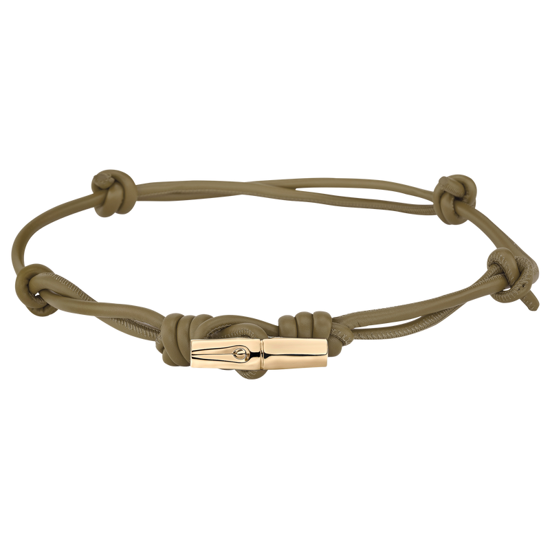 Le Roseau Ladies' belt Olive - Leather