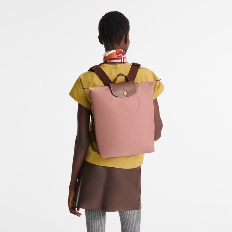 Le Pliage Original M Backpack Pink Tea - Canvas