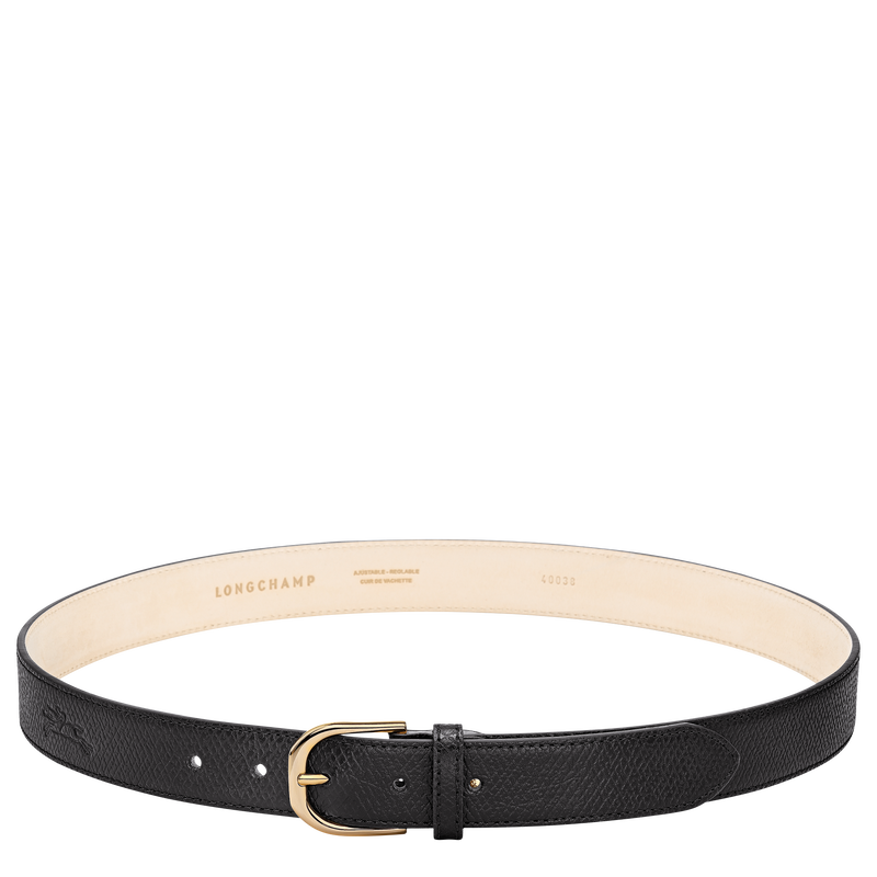 Le Pliage Original Ladies' belt Black - Leather