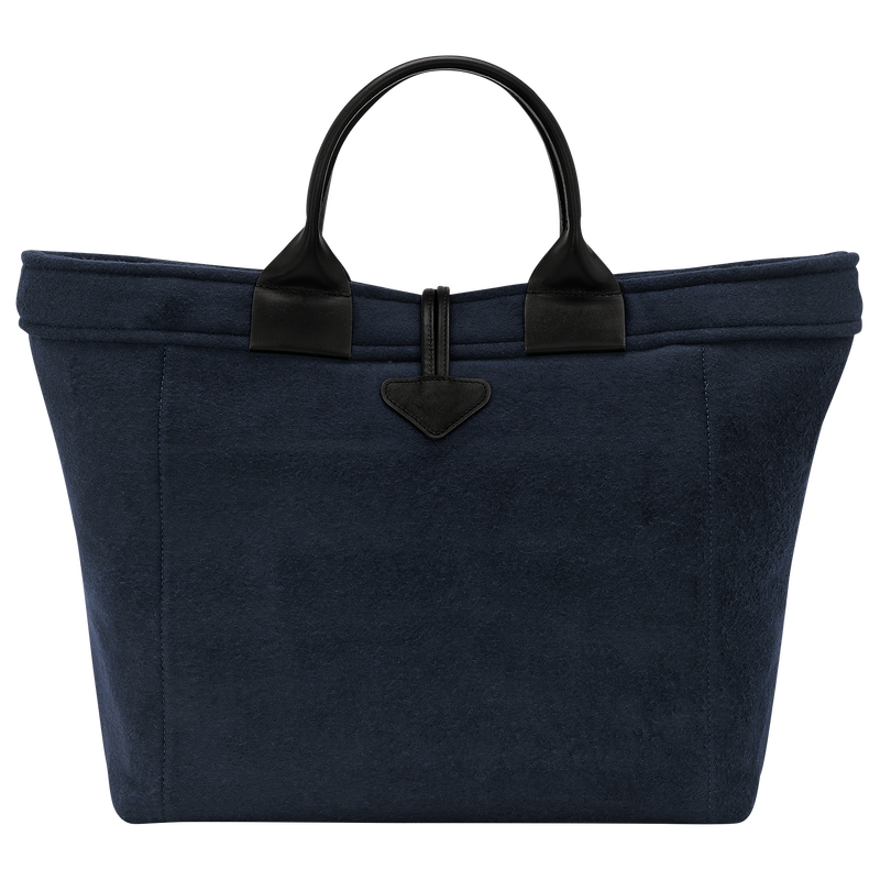 Le Roseau L Tote bag Navy - Canvas