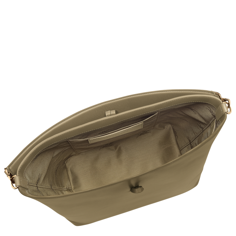 Le Roseau M Hobo bag Olive - Leather