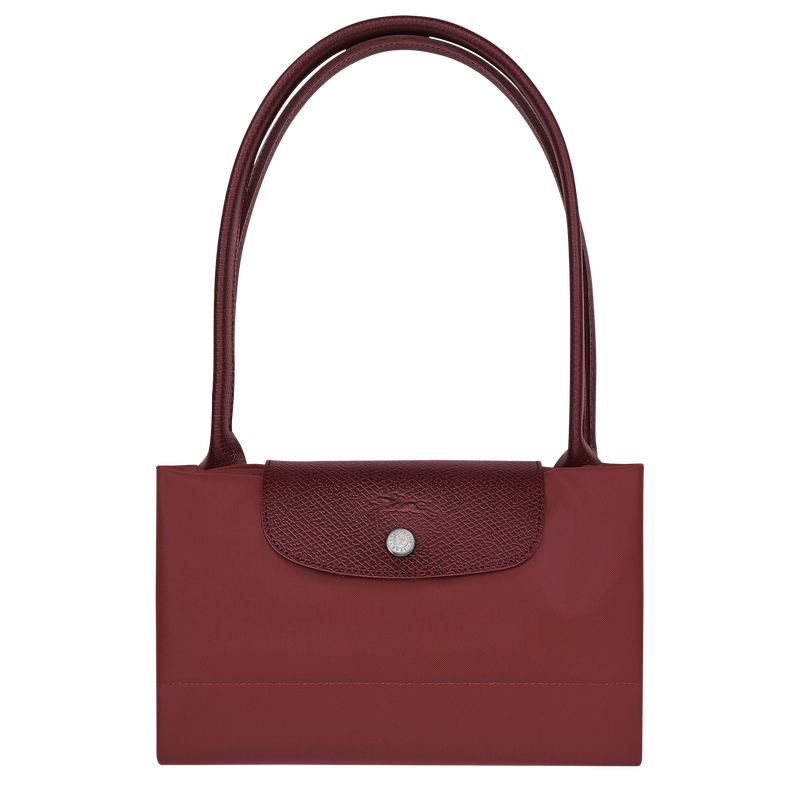 Le Pliage Green L Tote bag Pomegranate - Recycled canvas