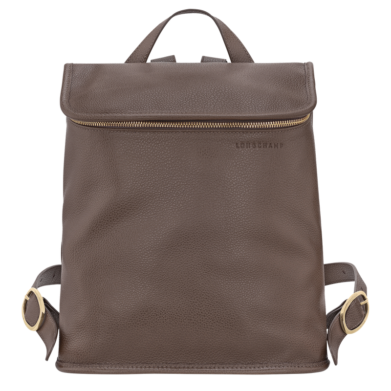Le Foulonné M Backpack Taupe - Leather