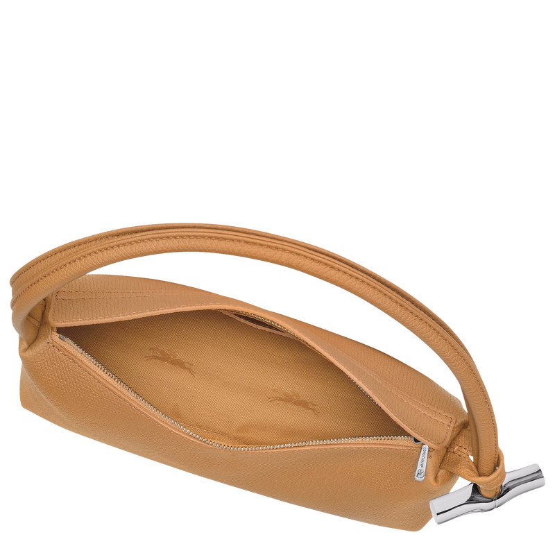 Le Roseau M Shoulder bag Walnut - Leather