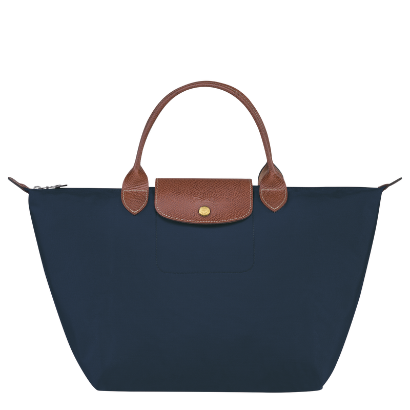 Le Pliage Original M Handbag Navy - Recycled canvas