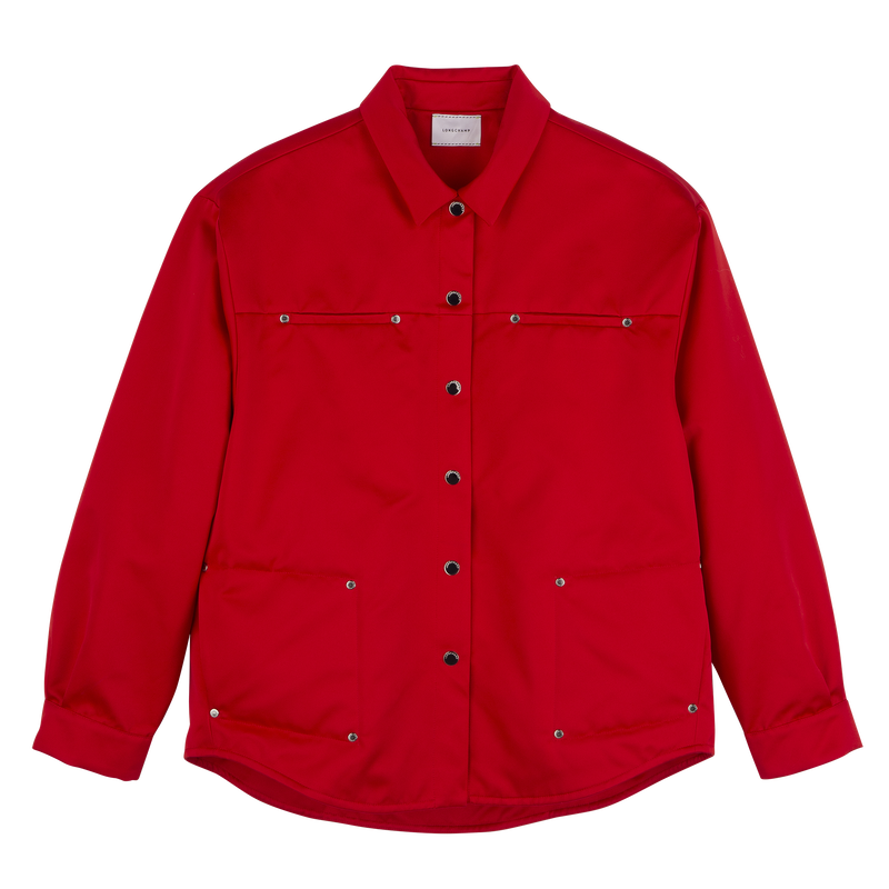 Shirt Red - Techno satin