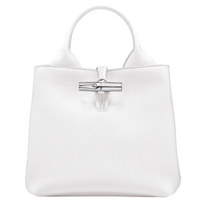 Le Roseau S Handbag White - Leather