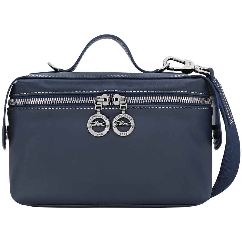 Le Pliage Xtra XS Toolkit bag Navy - Leather