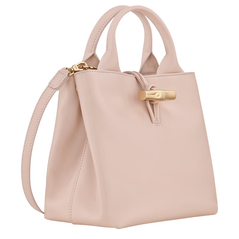 Le Roseau S Handbag Petal Pink - Leather