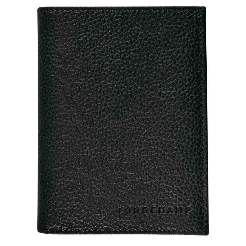 Le Foulonné Wallet Black - Leather