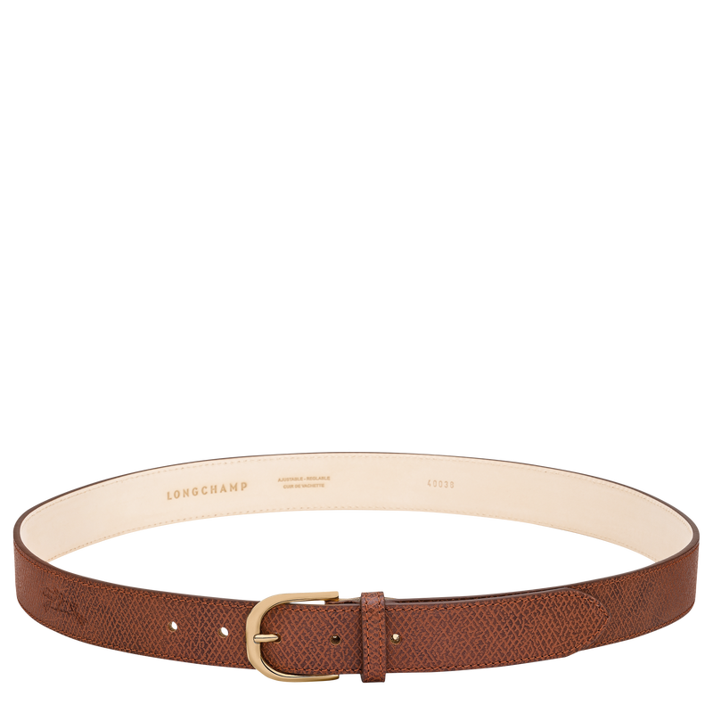 Le Pliage Original Ladies' belt Cognac - Leather