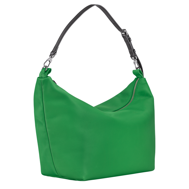 Le Slouchy M Hobo bag Green - Leather