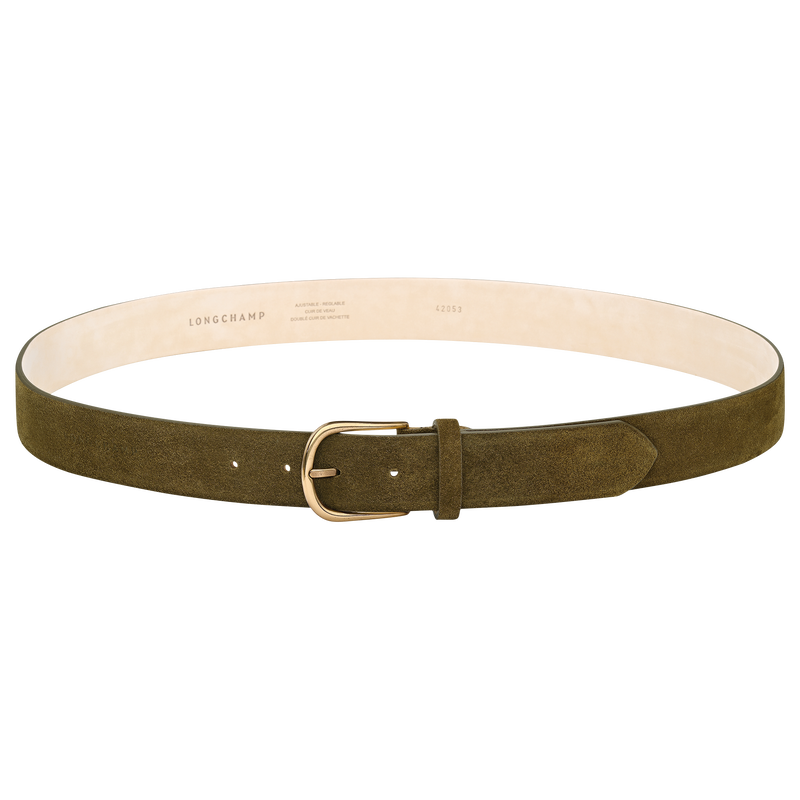 French Charm Men's belt Olive - Leather
