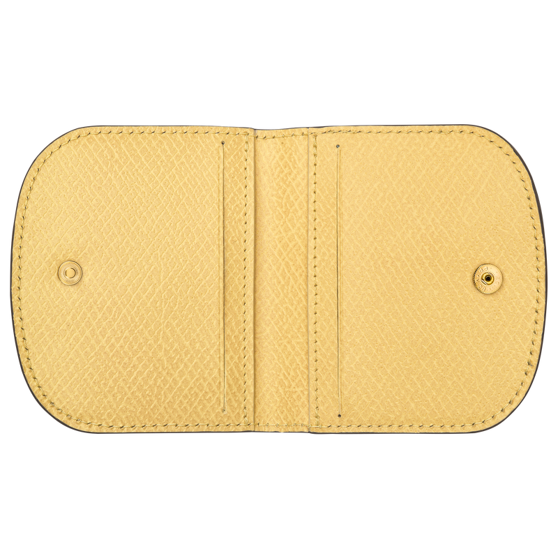 Épure Card holder Yellow Chick - Leather
