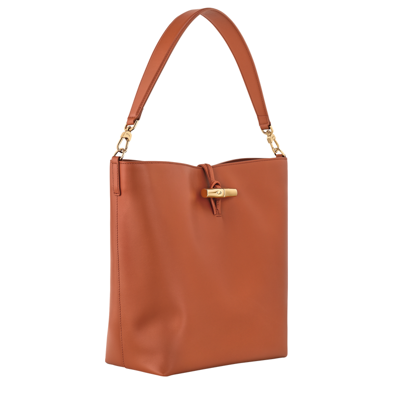 Le Roseau M Hobo bag Bark - Leather