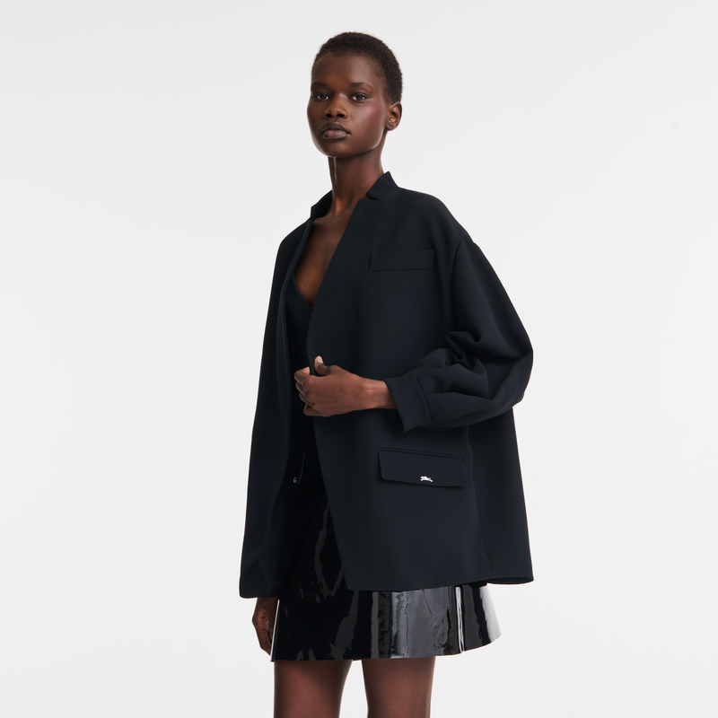 Jacket Black - Crepe